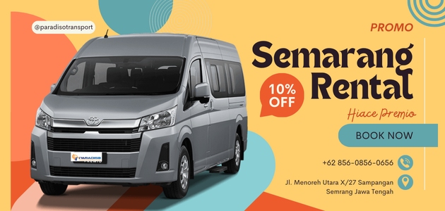 promo sewa hiace semarang